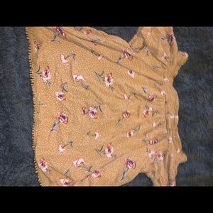 Off the shoulder flower top